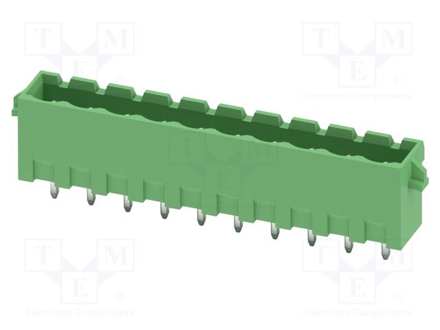PCB headers, nominal cross section: 2.5 mm?, color: green, n
