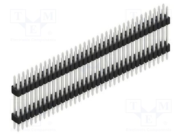Connector: pin strips; pin header; male; PIN: 70; 1.27mm; THT; 2x35