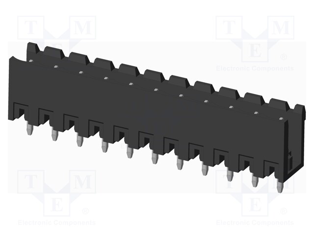 Connector: pluggable terminal block; socket; male; on PCBs