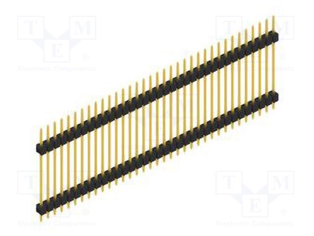 Connector: pin strips; pin header; male; PIN: 35; 2.54mm; THT; 1x35