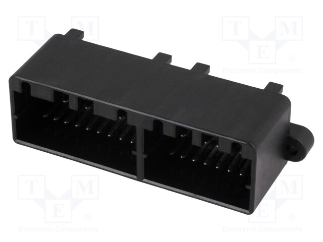 Connector: wire-board; .040 MULTILOCK; socket; male; tinned; black