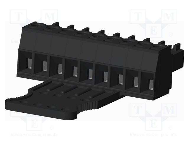 Connector: pluggable terminal block; plug; female; straight; 300V