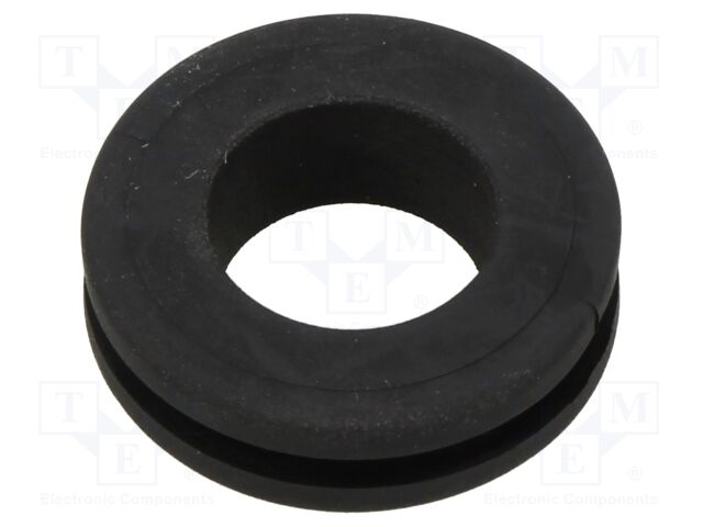 Grommet; black; UL94HB; TPR