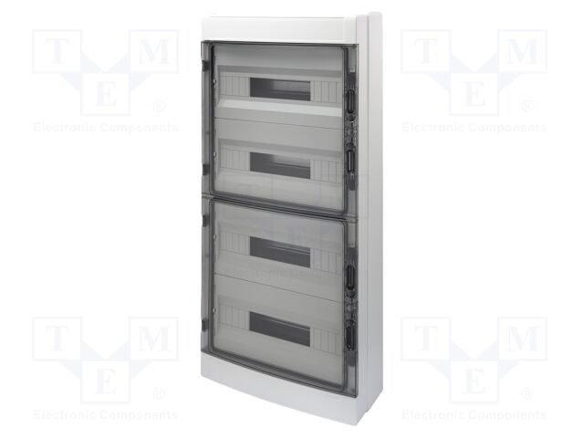 Enclosure: for modular components; IP65; wall mount; grey; 40 CD
