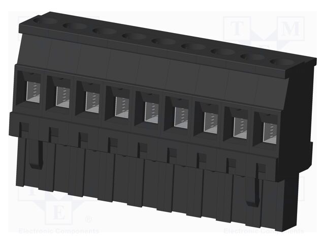 Connector: pluggable terminal block; plug; female; angled 90°