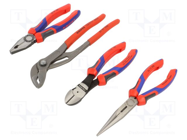 Kit: pliers; in a foam tray