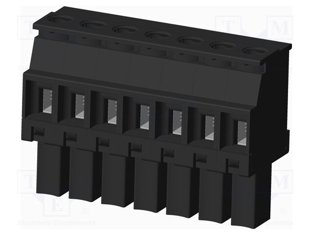 Connector: pluggable terminal block; plug; female; angled 90°