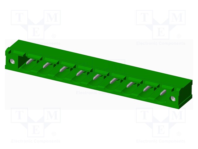 Connector: pluggable terminal block; socket; male; angled 90°