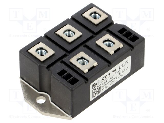 Three-phase bridge rectifier; Urmax: 1.6kV; If: 240A; Ifsm: 2.8kA