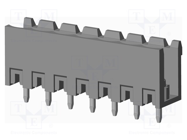 Connector: pluggable terminal block; socket; male; on PCBs