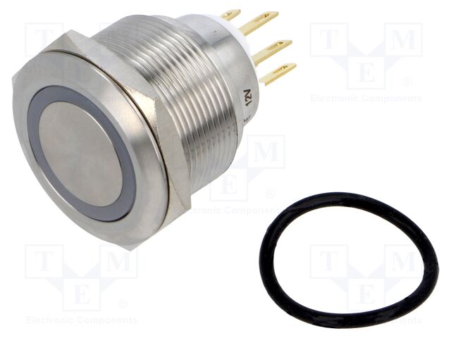 Switch: vandal resistant; Pos: 2; SPDT; 3A/220VAC; 5A/24VDC; IP65