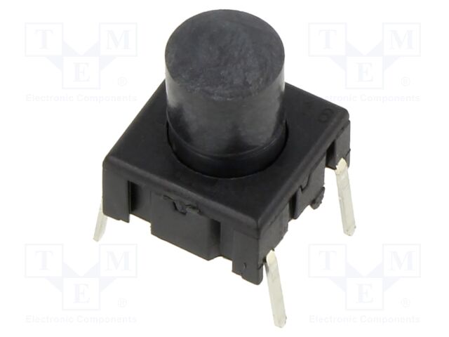 Microswitch TACT; SPST; Pos: 2; 0.05A/24VDC; THT; 3.5N; 10x10x5.1mm