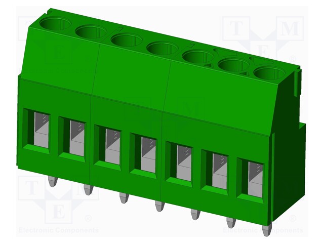 Connector: PCB terminal block; terminal; Plating: tinned; on PCBs