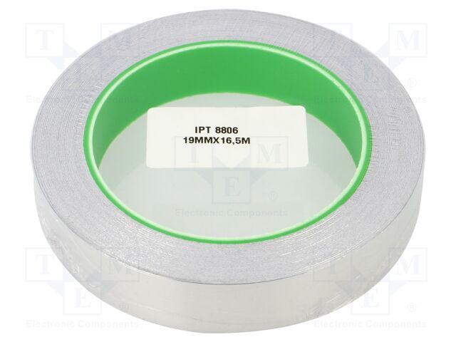Tape: shielding; W: 19mm; L: 16.5m; Thk: 0.078mm; acrylic conductive