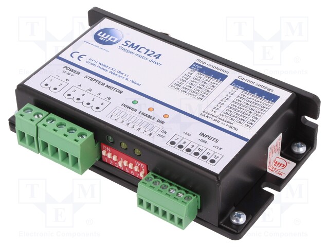 DIN; 3.6A; 12÷36VDC; Module: stepper motor controller
