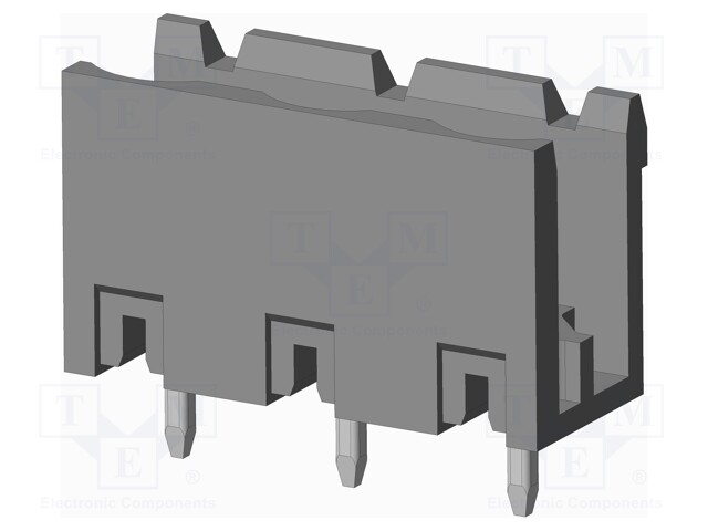 Connector: pluggable terminal block; socket; male; on PCBs