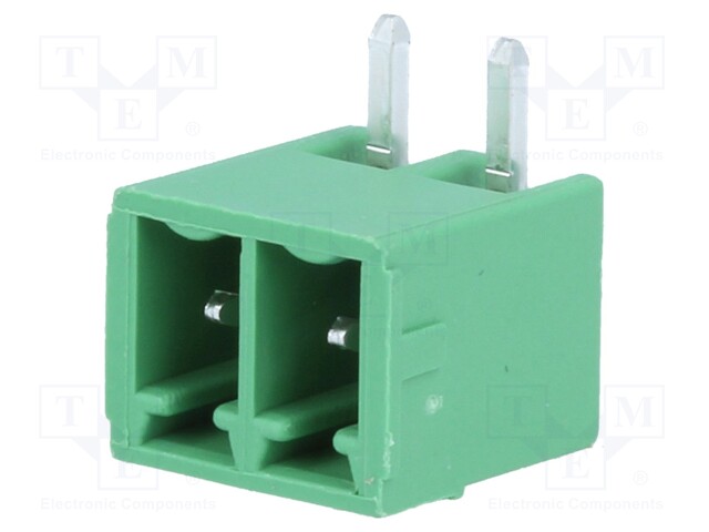 Pluggable terminal block; 3.81mm; ways: 2; angled 90°; socket