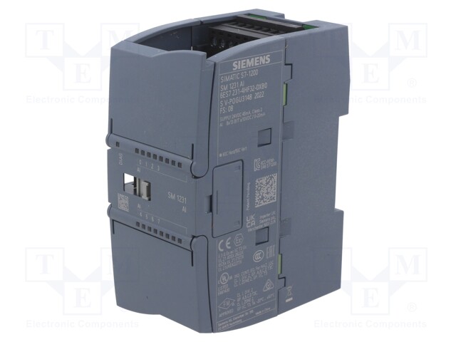 Module: extension; 24VDC; IN: 8; Series: S7-1200; 45x100x75mm; IP20