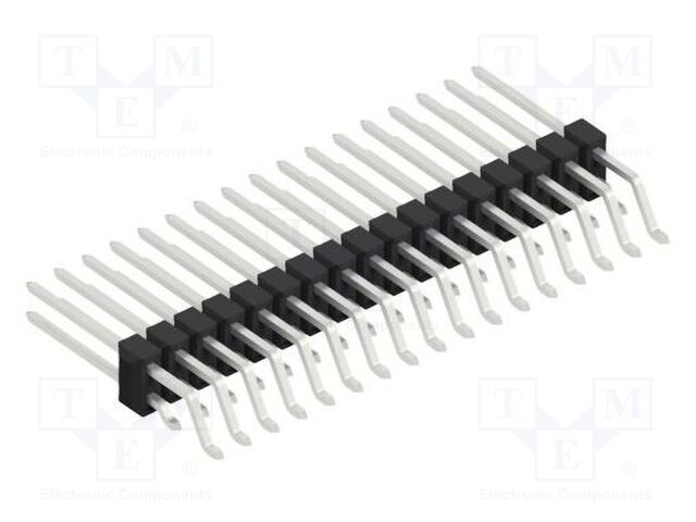 Connector: pin strips; pin header; male; PIN: 34; 2.54mm; SMT; 2x17