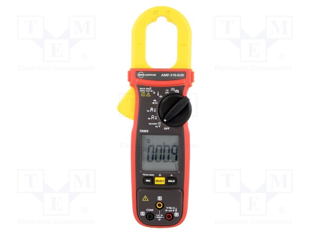 AC digital clamp meter; Øcable: 30mm; LCD (6000),with a backlit