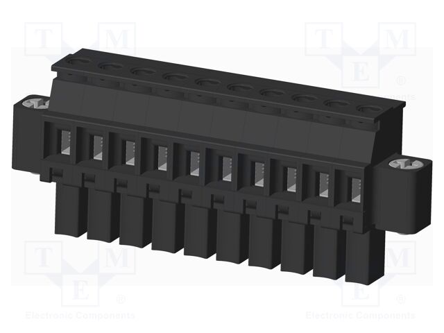 Connector: pluggable terminal block; plug; female; angled 90°