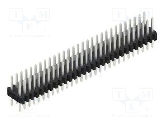 Connector: pin strips; pin header; male; PIN: 58; 1.27mm; THT; 2x29