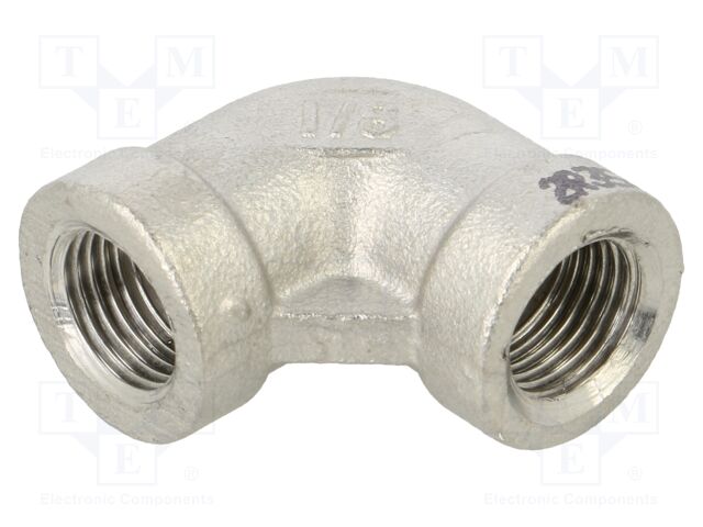 Female-female; max.10.5bar; 1.4408 stainless steel; G316