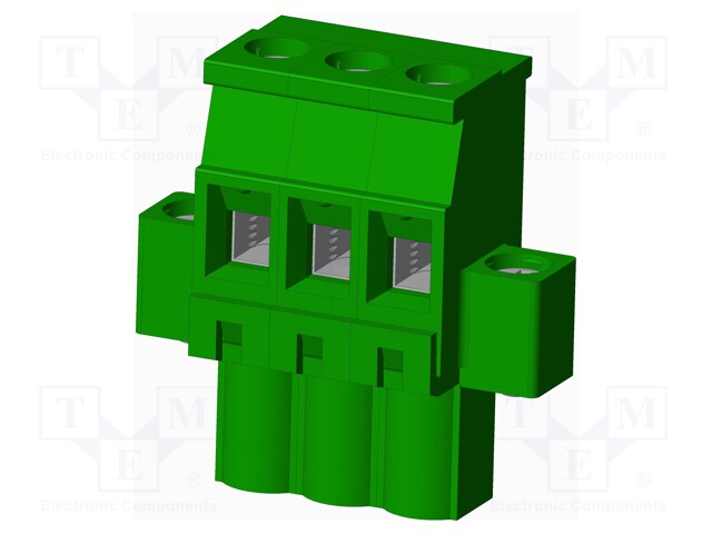 Connector: pluggable terminal block; plug; female; angled 90°