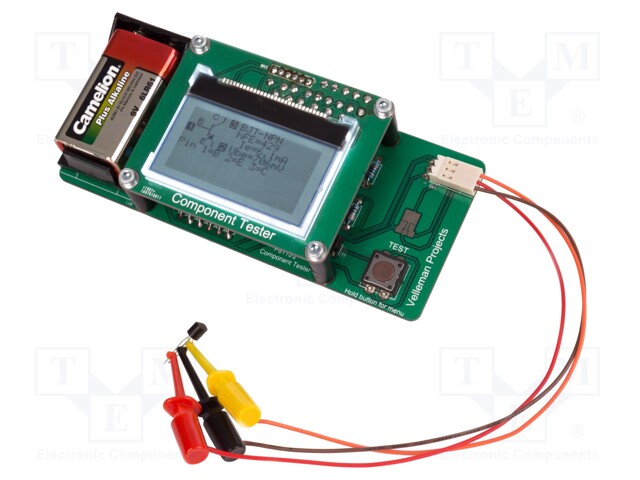 Circuit; component tester; 9VDC