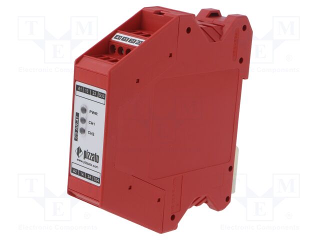 Module: safety relay; Series: CS; Mounting: DIN; -25÷55°C; 24VDC