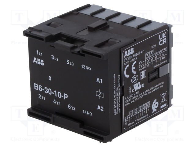 Contactor: 3-pole