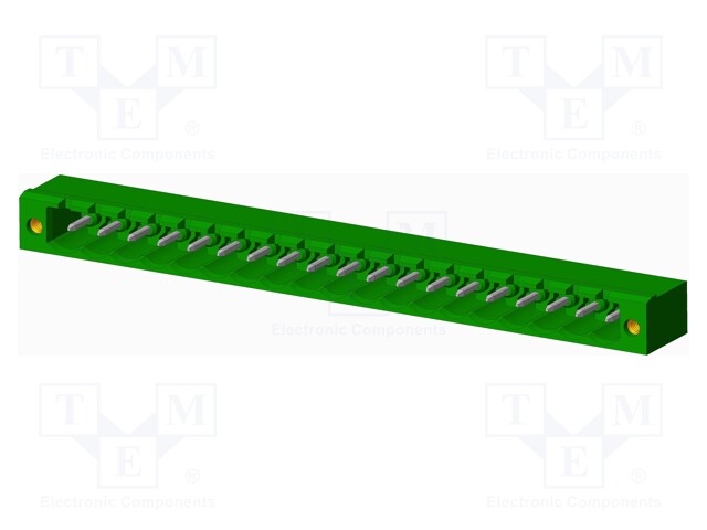 Connector: pluggable terminal block; socket; male; angled 90°