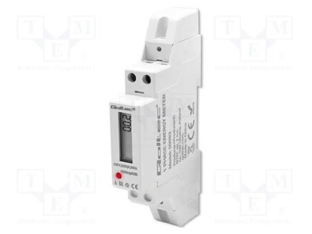 Counter; digital,mounting; for DIN rail mounting; single-phase