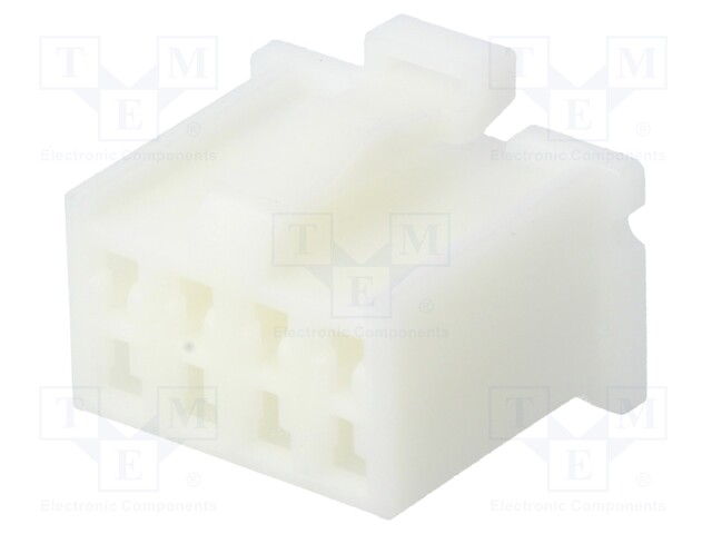 Connector: wire-board; MDF6; plug; female; w/o contacts; PIN: 8