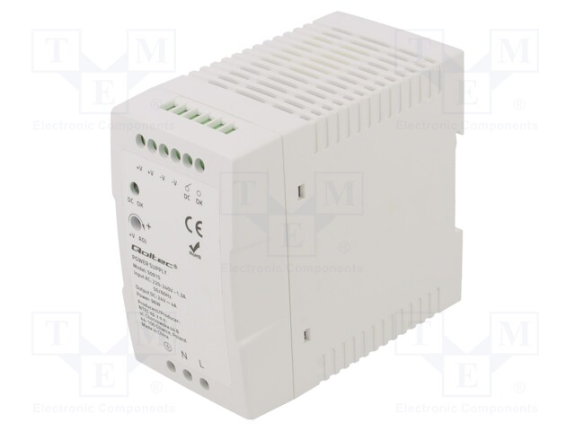 Power supply: switched-mode; 96W; 24VDC; 4A; 220÷240VAC; DIN; IP20