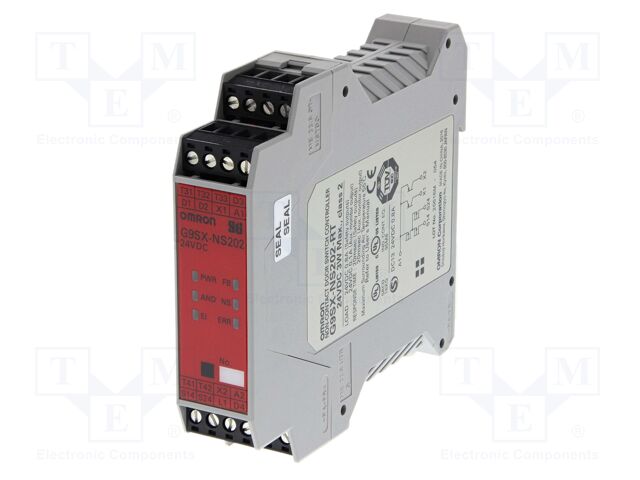Module: safety relay; for DIN rail mounting; G9SX; -10÷55°C