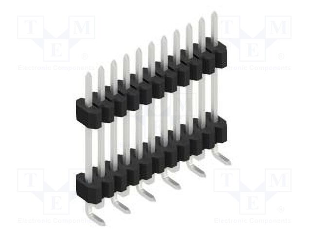 Connector: pin strips; pin header; male; PIN: 11; 1.27mm; SMT; 1x11