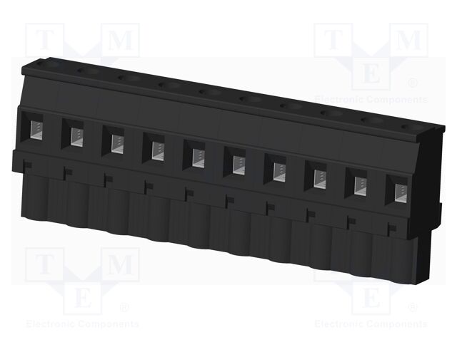 Connector: pluggable terminal block; plug; female; angled 90°