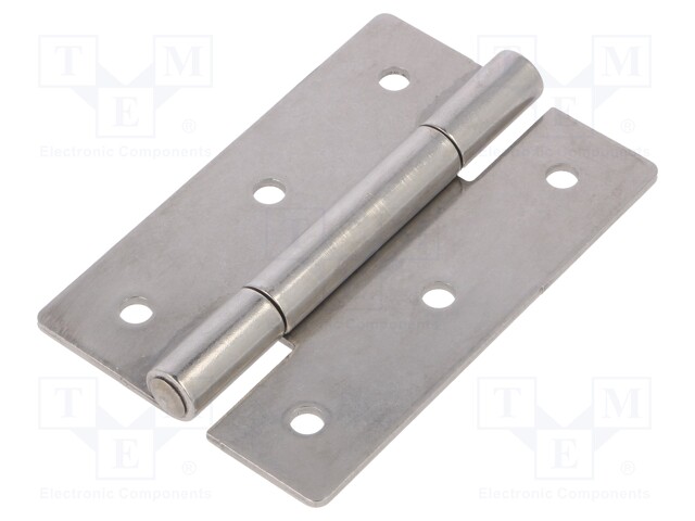 Hinge; Width: 60mm; stainless steel; H: 90mm