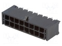 Socket; wire-board; male; MF30; 3mm; PIN: 16; THT; PCB snap; 5A; 10mΩ