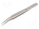 Tweezers; 120mm; Blades: straight; SMD