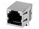 Socket; RJ11; gold-plated