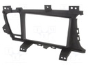 Radio mounting frame; Kia; 2 DIN; black