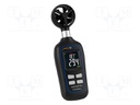 Thermoanemometer; LCD 2"; Velocity measuring range: 0.4÷30m/s