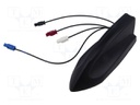 Antenna; external; AM,DAB,FM,GNSS,GPS; Fakra; plug; 3.5m; top