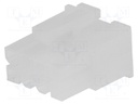 Plug; wire-wire/PCB; female; N42W; 4.2mm; PIN: 8; w/o contacts; 600V