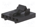 Plug; wire-board; female; AMPMODU MTE; 2.54mm; PIN: 5; w/o contacts