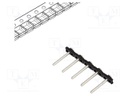Connector: pin strips; pin header; PIN: 5; SMT; 7A; 300V; straight