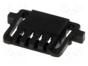 Plug; wire-board; female; Pico-Lock; 1mm; PIN: 4; w/o contacts