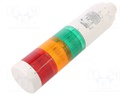 Signaller: signalling column; LED; red/amber/green; 24VDC; IP65